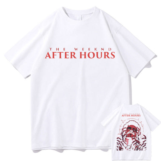 The Weeknd After Hours Printed Short-sleeved T-shirt
