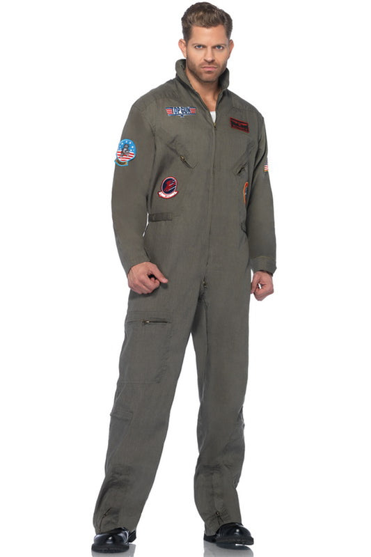 Top Gun Men's Flight Suit Costume